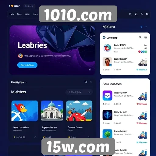 Mudanças na interface do usuário de 1010.com